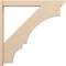 Ekena Millwork 5 1/2-in W x 42-in D x 42-in H Balboa Slat Rough Cedar Woodgrain TimberThane Outlooker, Primed Tan OUTUR055X42X42BOA24RCPR - alternate 5